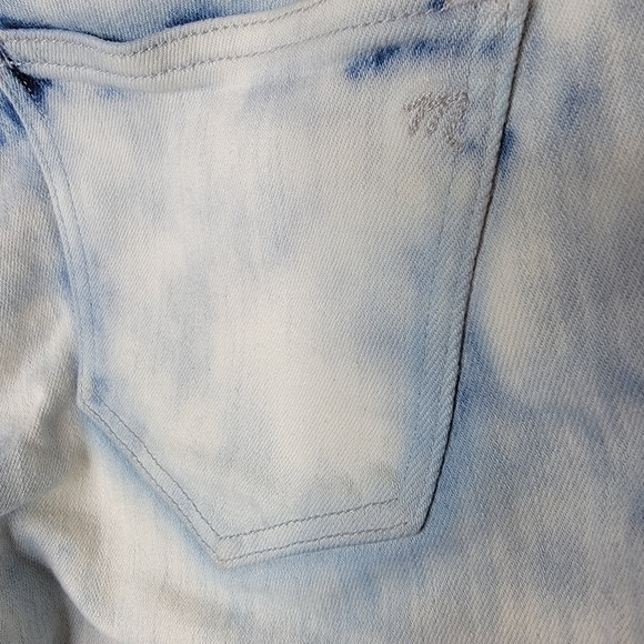 Madewell Light Storm Acid Wash Crop Skinny Jeans - Picture 11 of 14